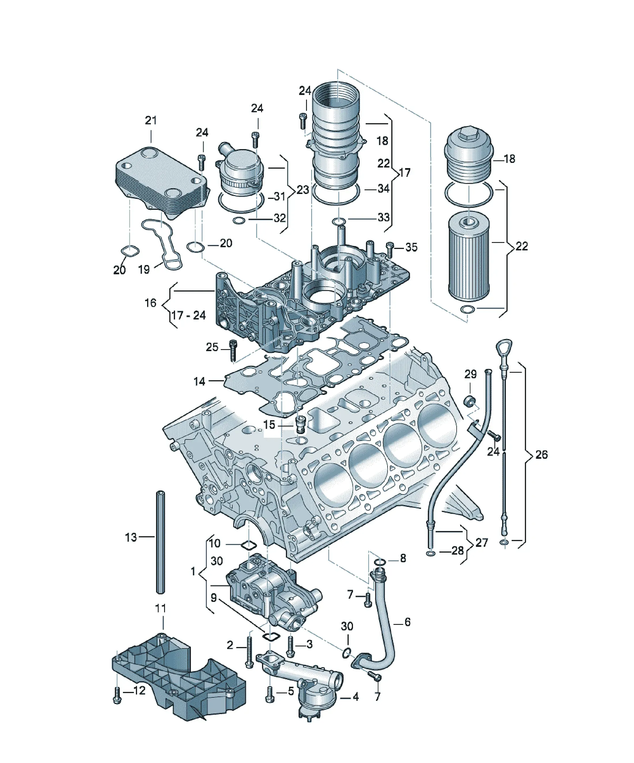 Oil pump diagram