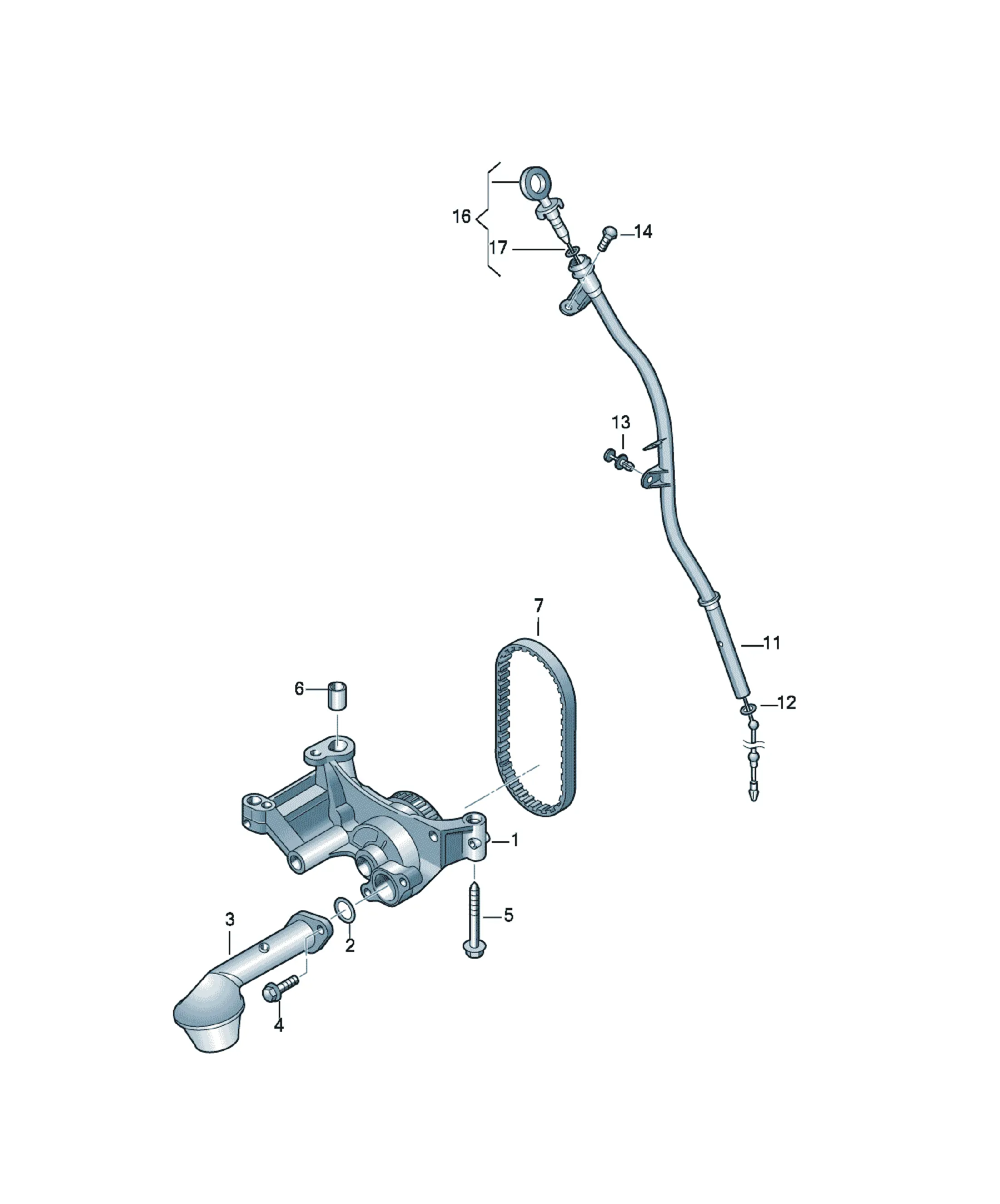 Oil pump diagram