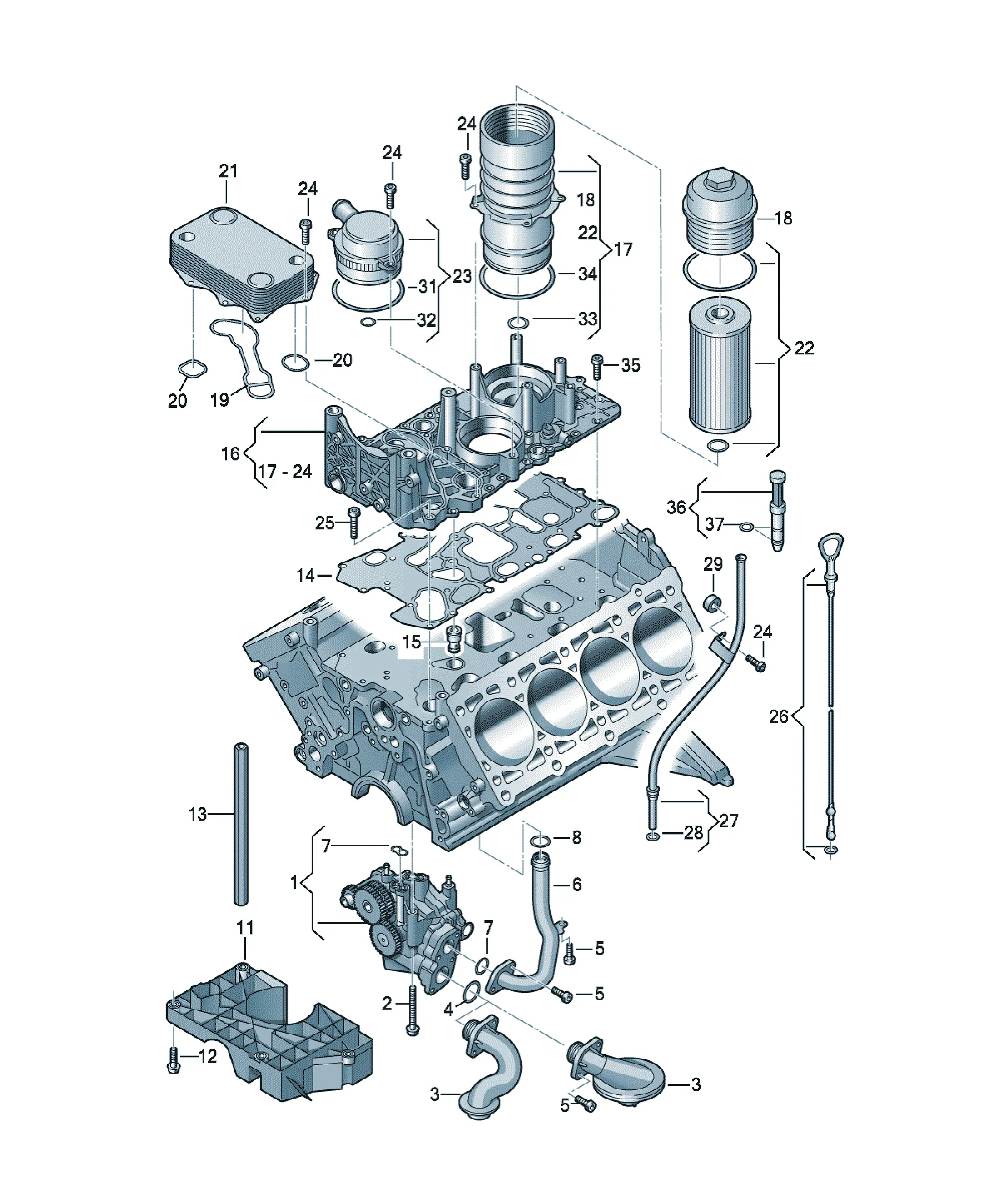 Oil pump diagram