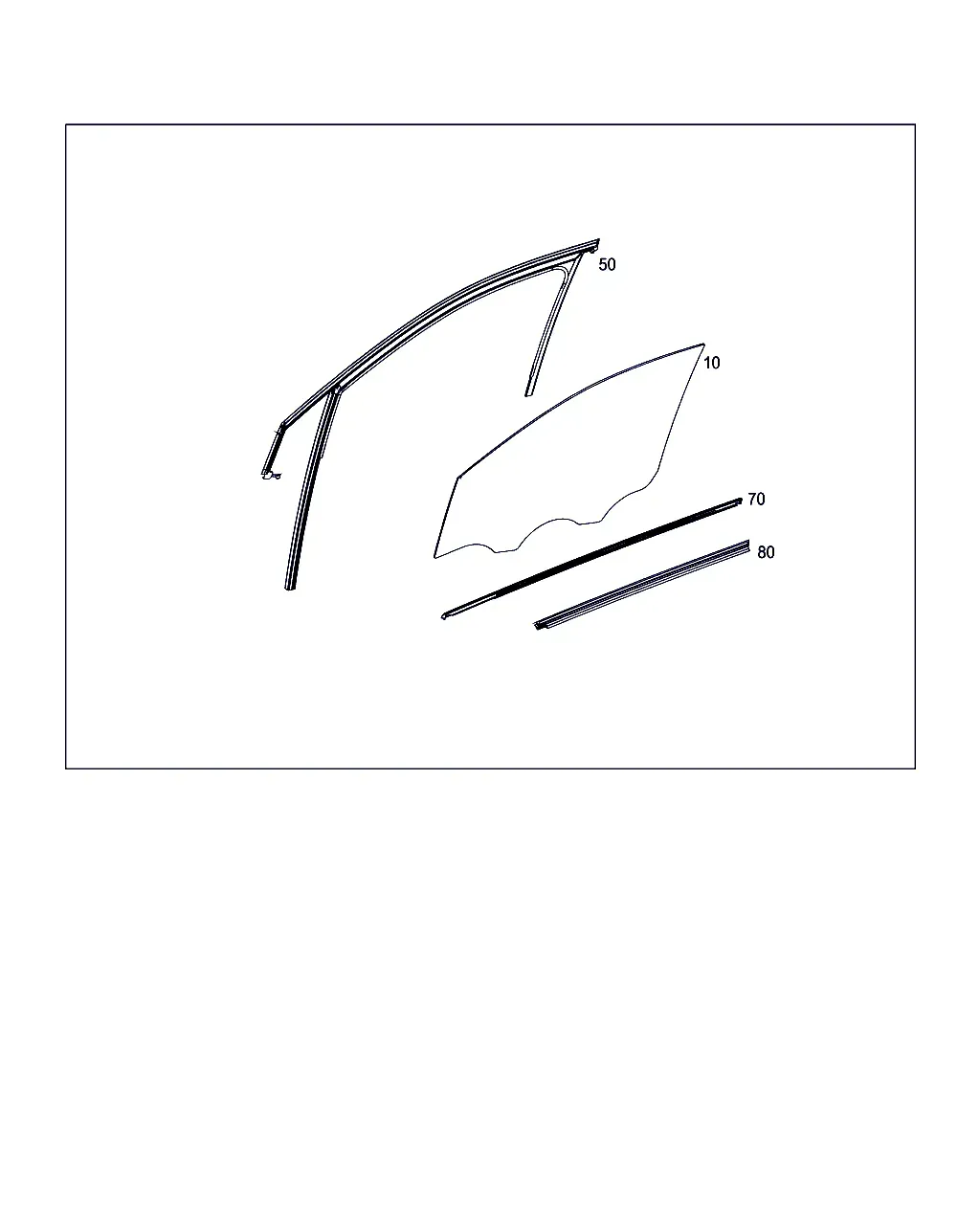 Driver Door Windows diagram