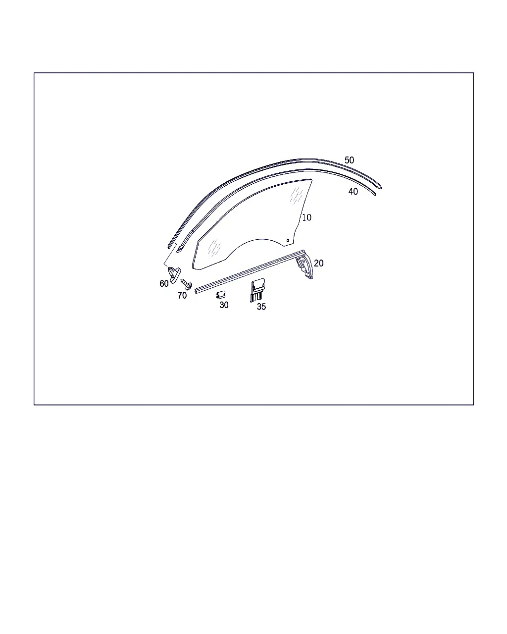 Driver Door Windows diagram