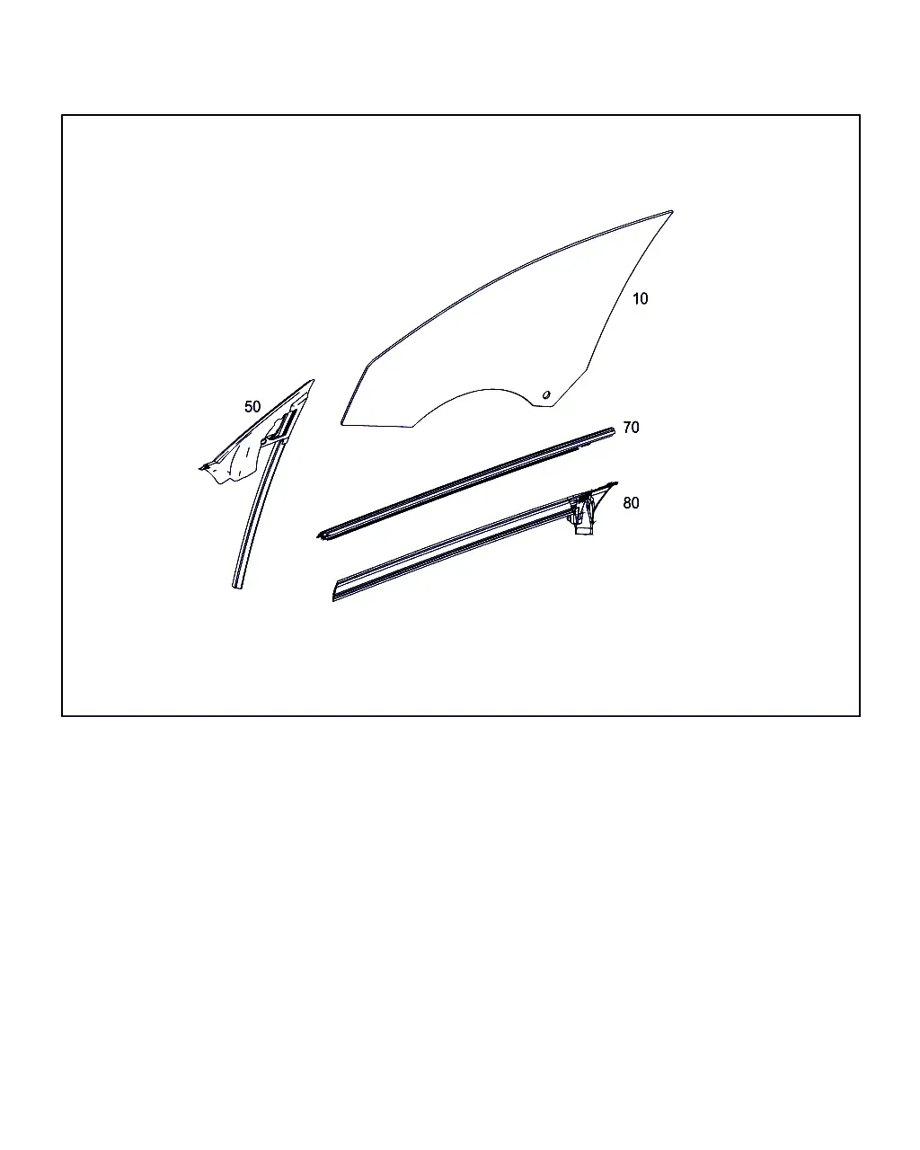 Driver Door Windows diagram