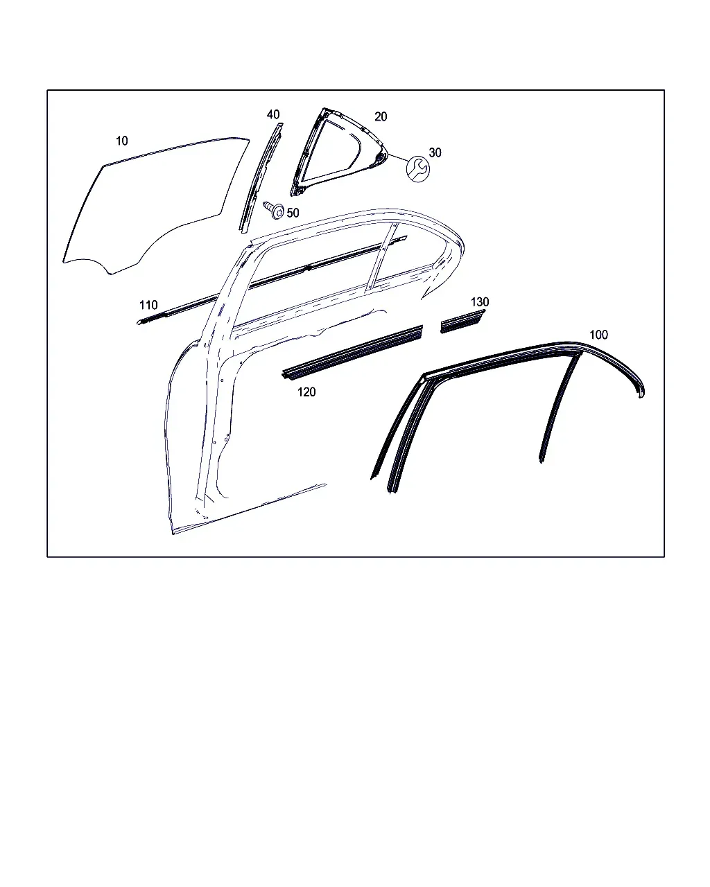 Rear Door Windows diagram