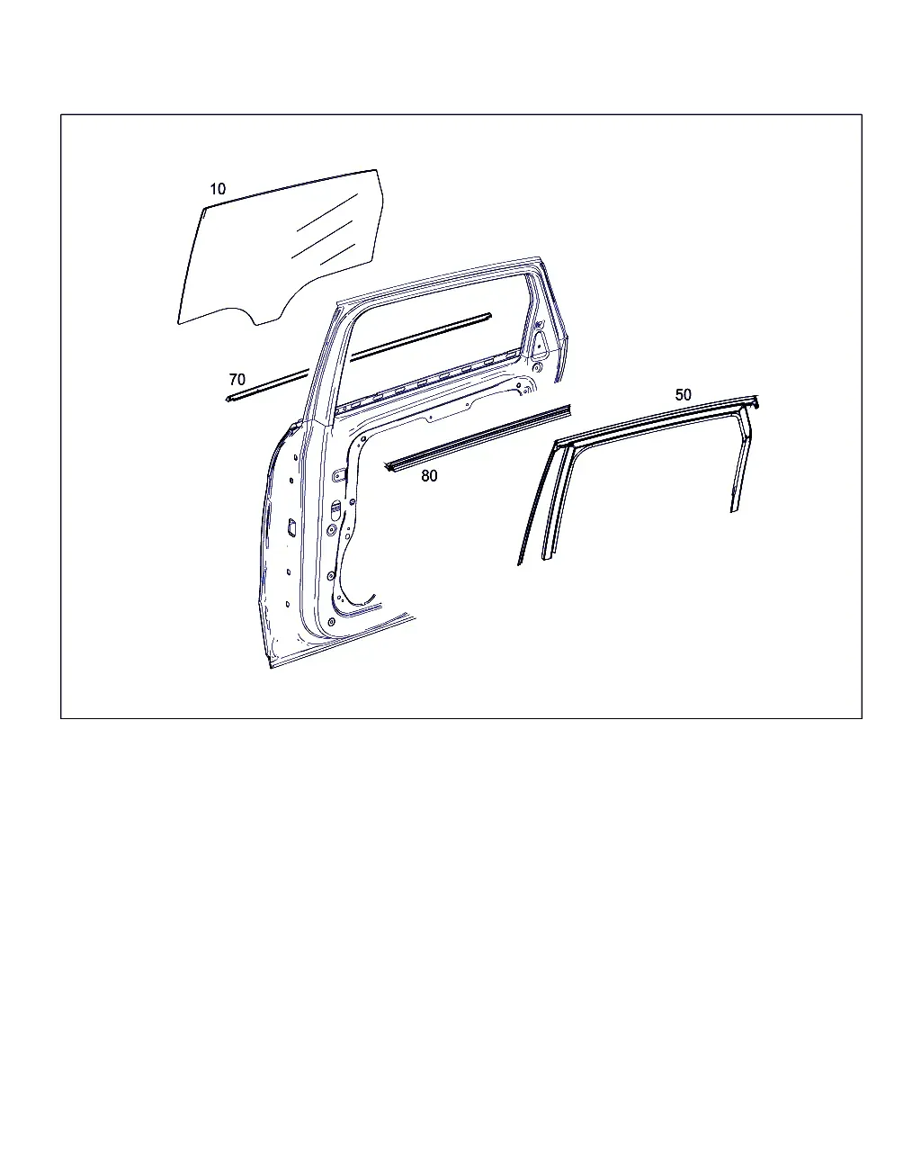 Rear Door Windows diagram