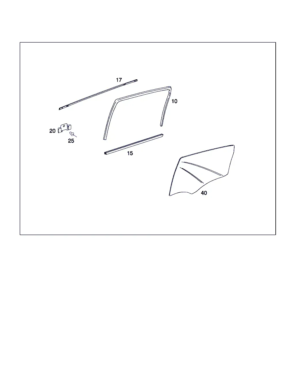 Rear Door Windows diagram