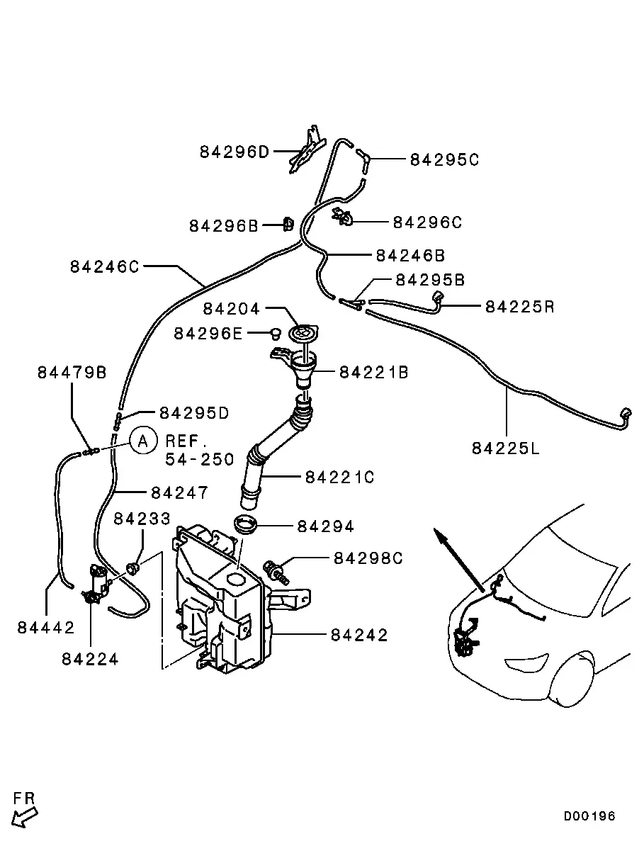 Windshield Washer System diagram