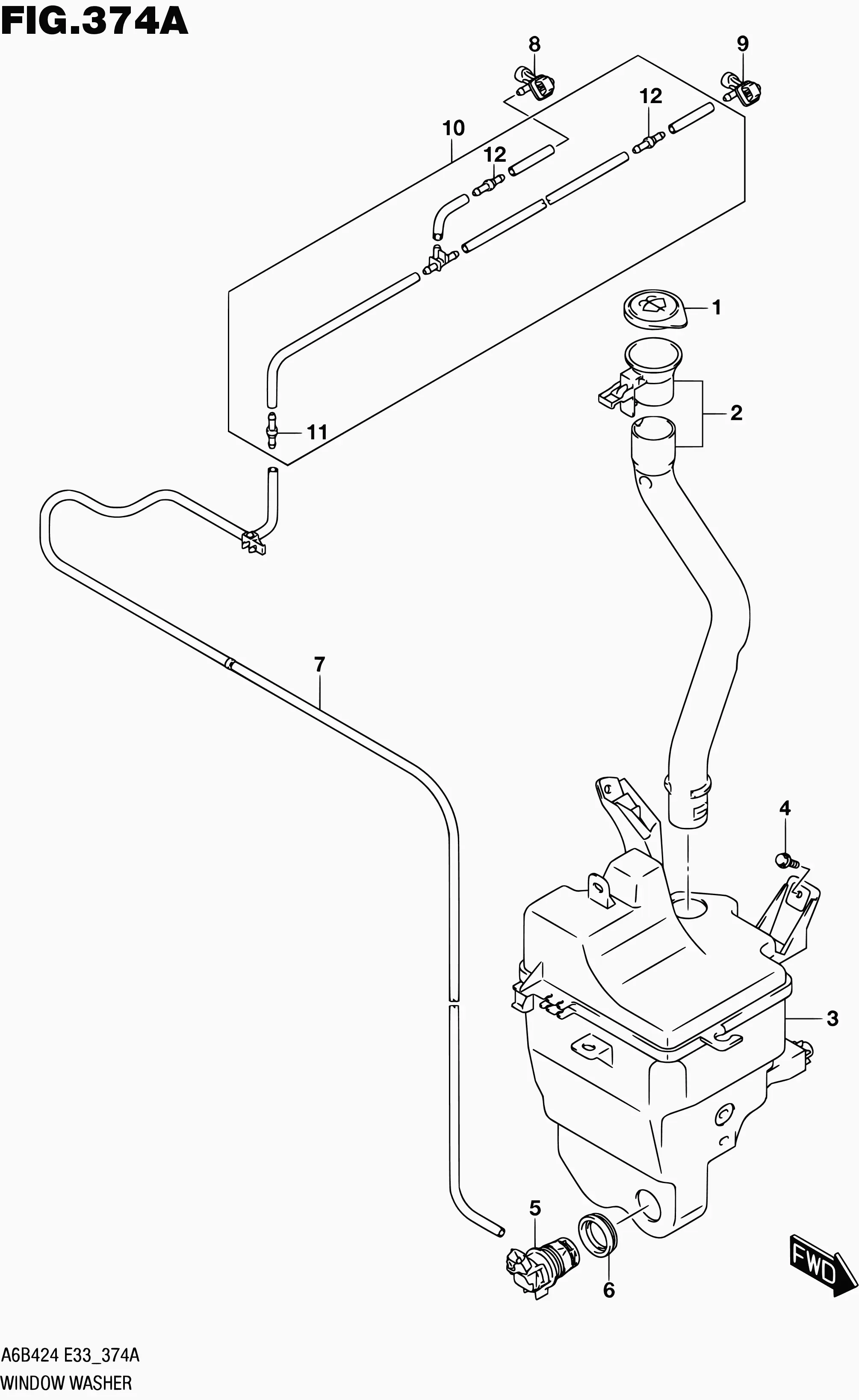 Windshield Washer diagram