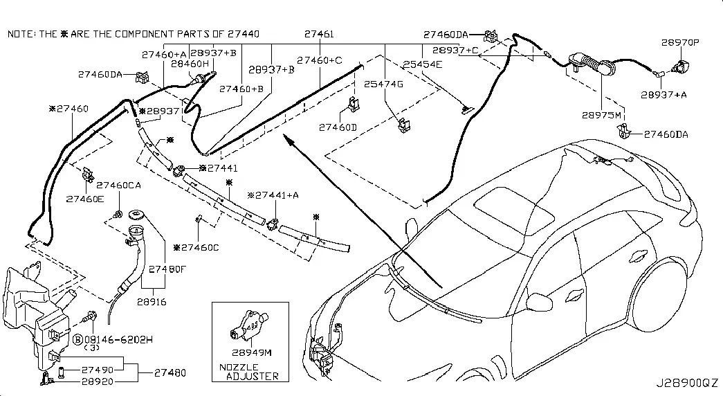 Windshield Washer diagram