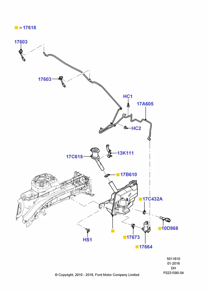 Windshield Washer diagram