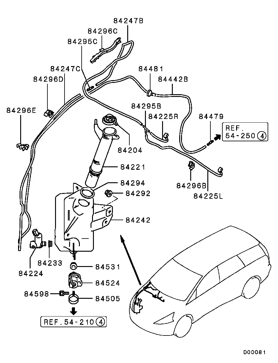 Windshield Washer diagram