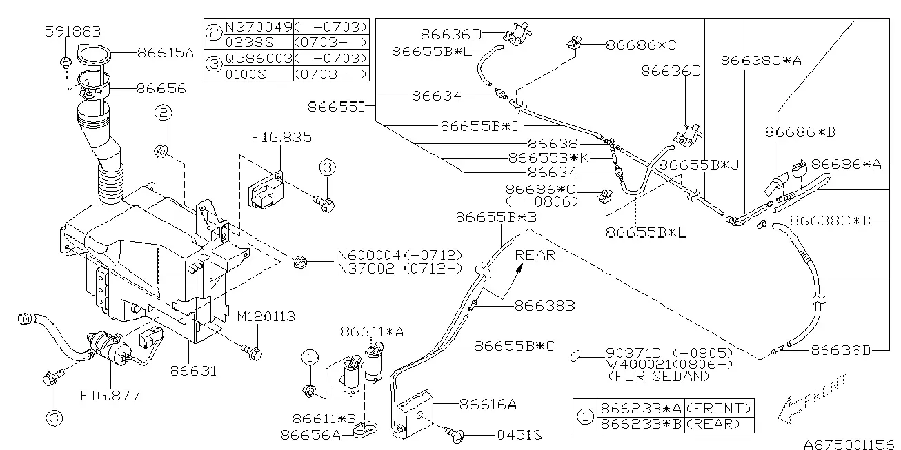 Windshield Washer diagram