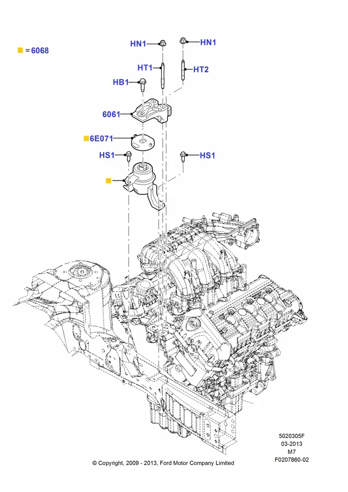 Engine Mounting diagram