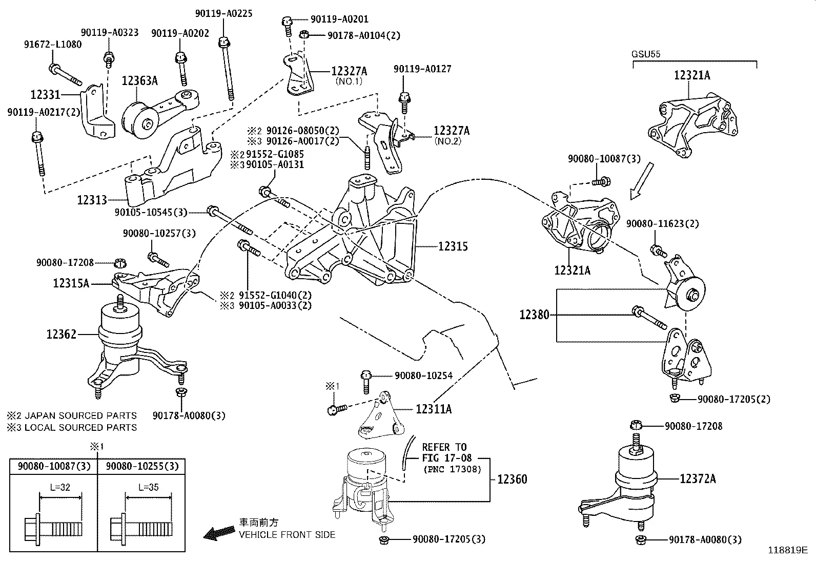 Engine Mounts diagram