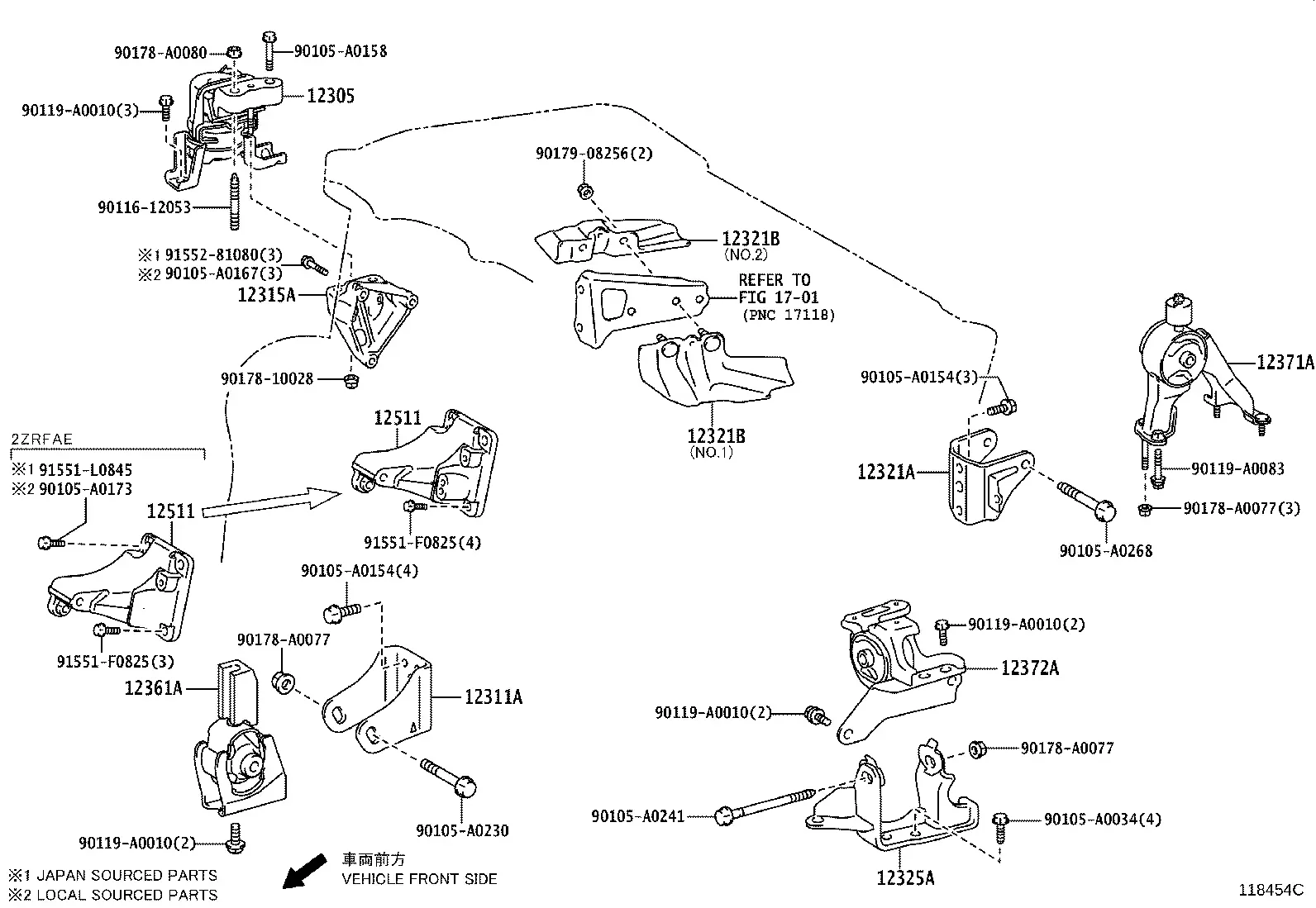 Engine Mounts diagram
