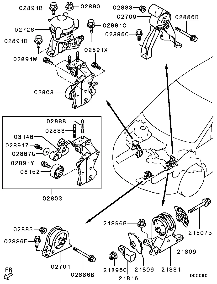 Engine Mounts diagram
