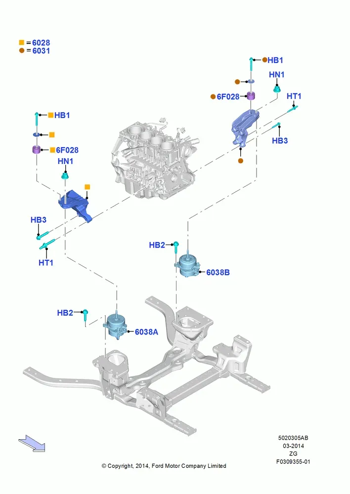 Engine Mounts diagram