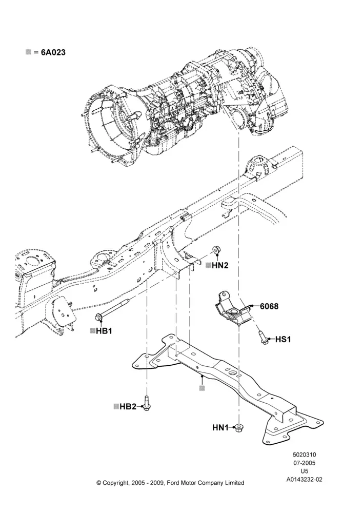 Transmission Mounts diagram