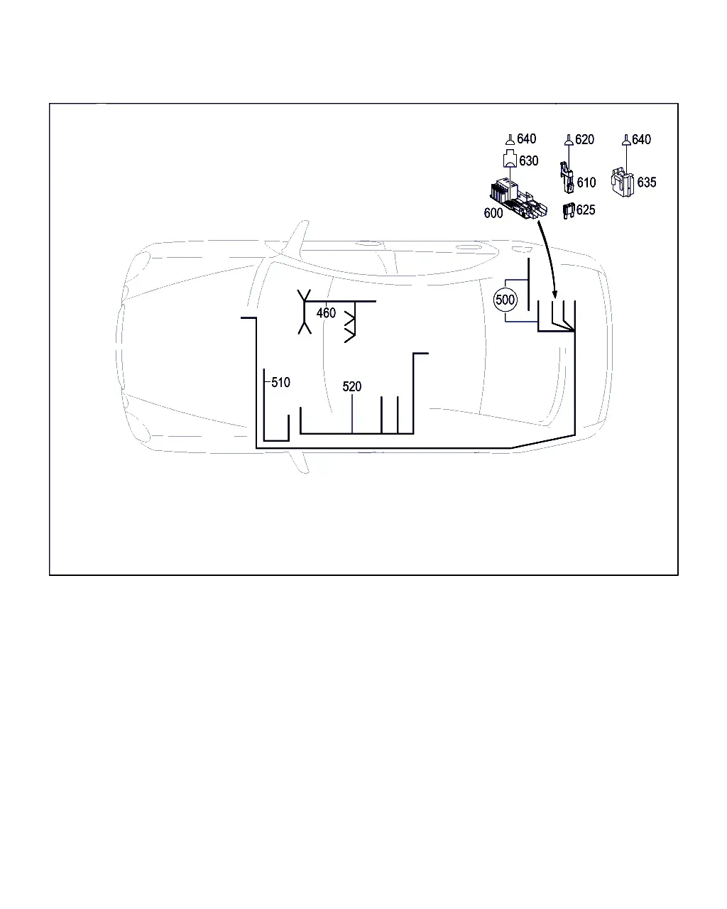 Основной жгут электропроводки кузова diagram