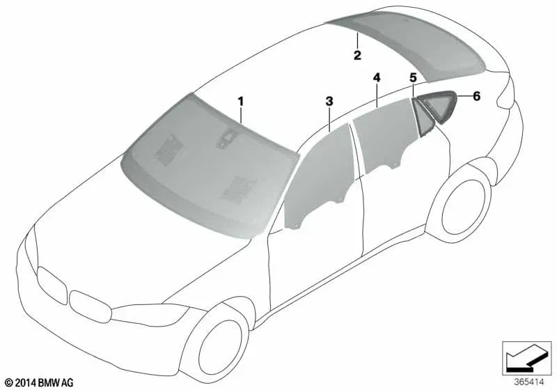 Остекление кузова diagram