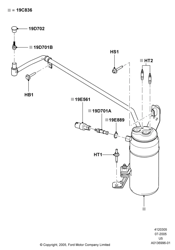 A/C Accumulator diagram