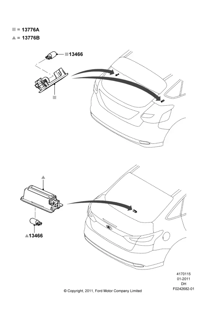 Rear Cargo Lamp diagram