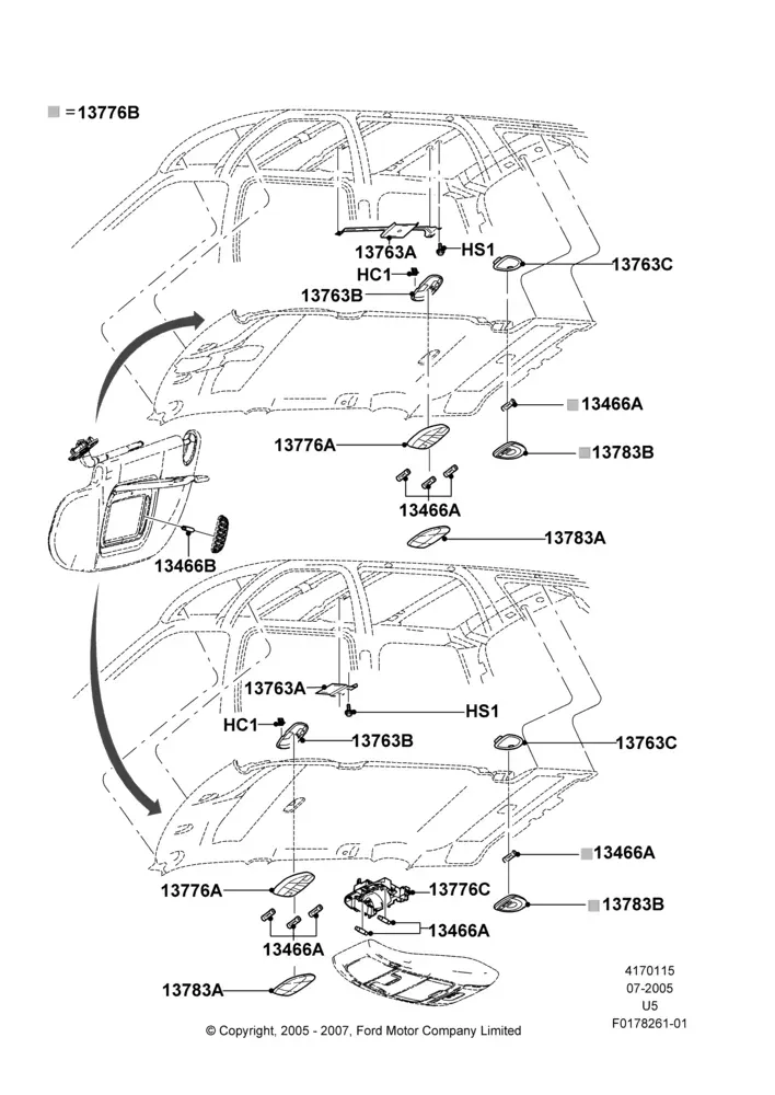 Interior Lamps diagram