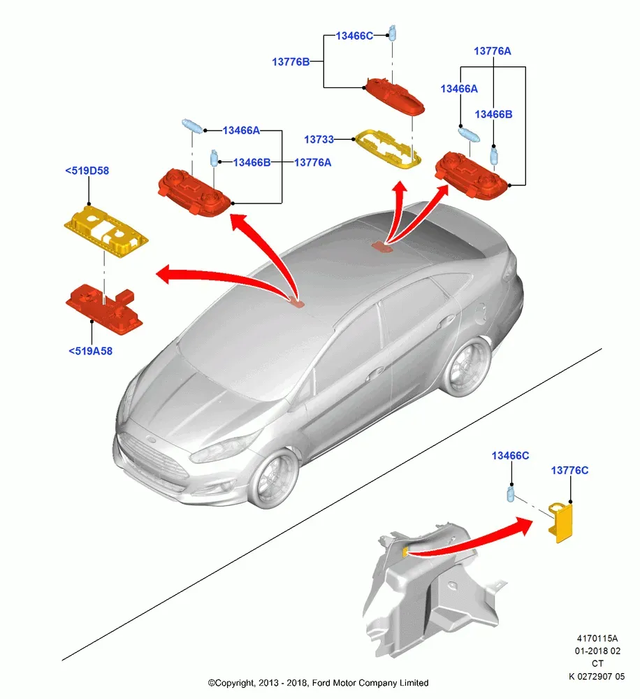 Interior Lamps diagram