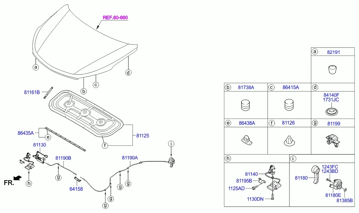 Hood Trim diagram