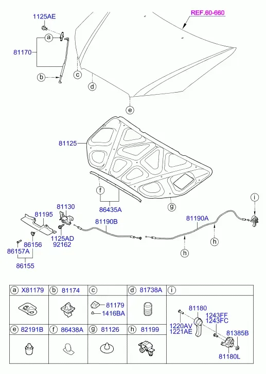 Hood Trim diagram