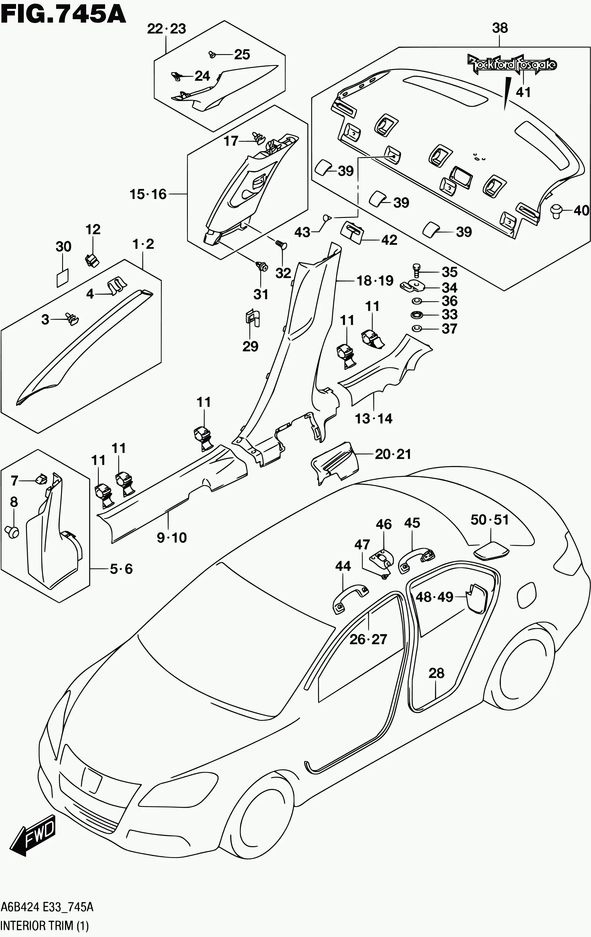 Interior Trim diagram