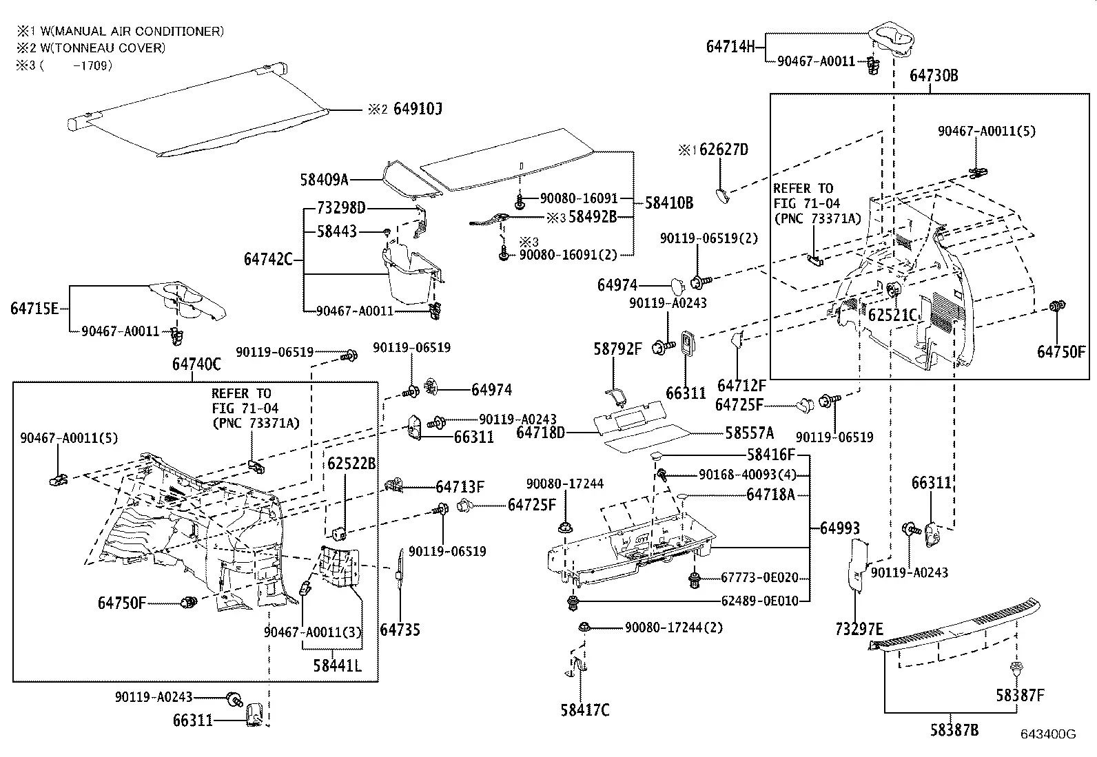 Cargo Floor Panel and Trim diagram