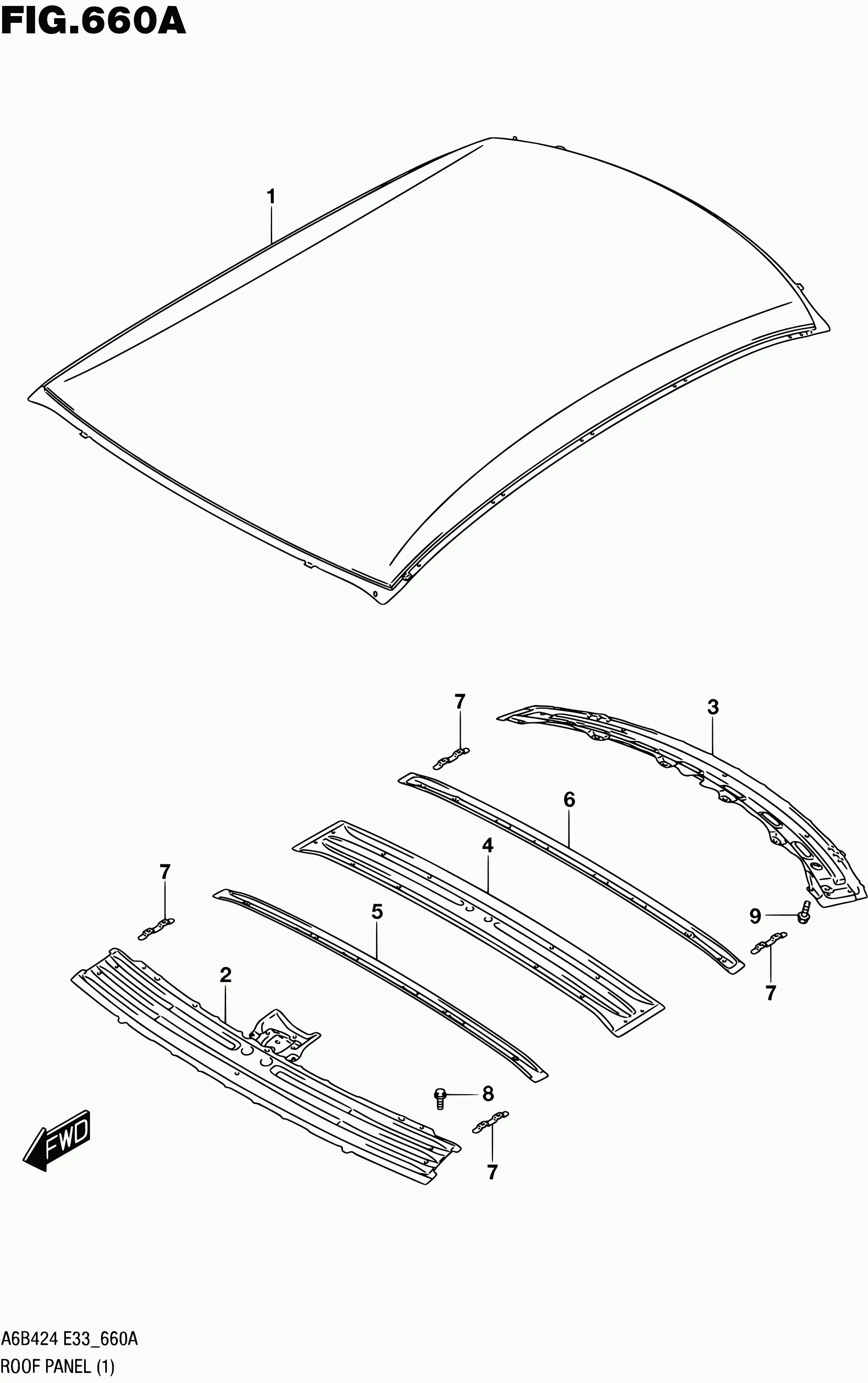 Roof Panel diagram