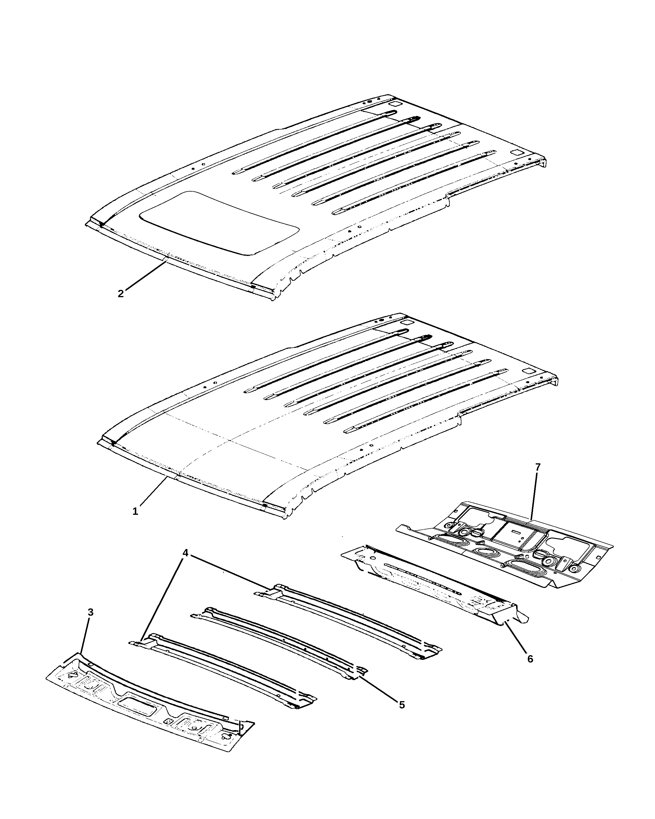 Roof Panel diagram