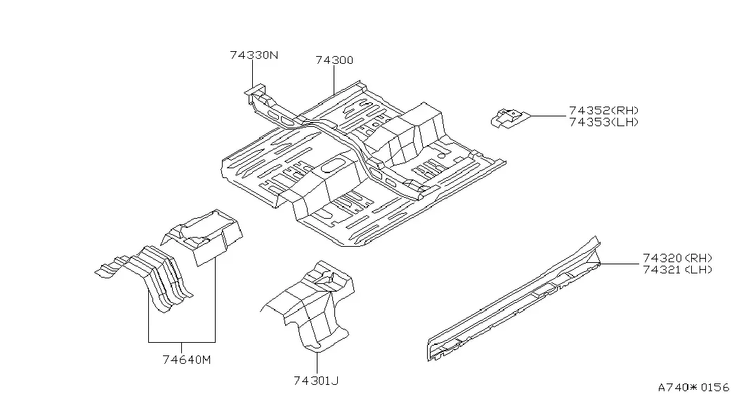 Floor Panel diagram
