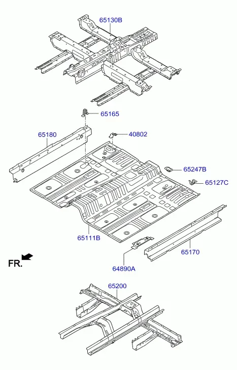 Floor Panel diagram