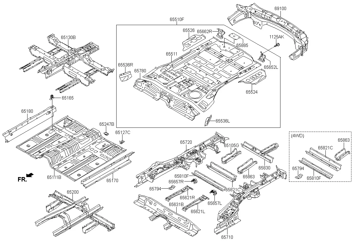 Floor Panel diagram