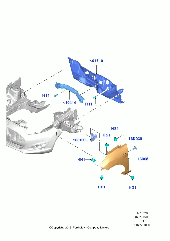 სქემა «საკონტროლო პანელი და წინა ფრთები»