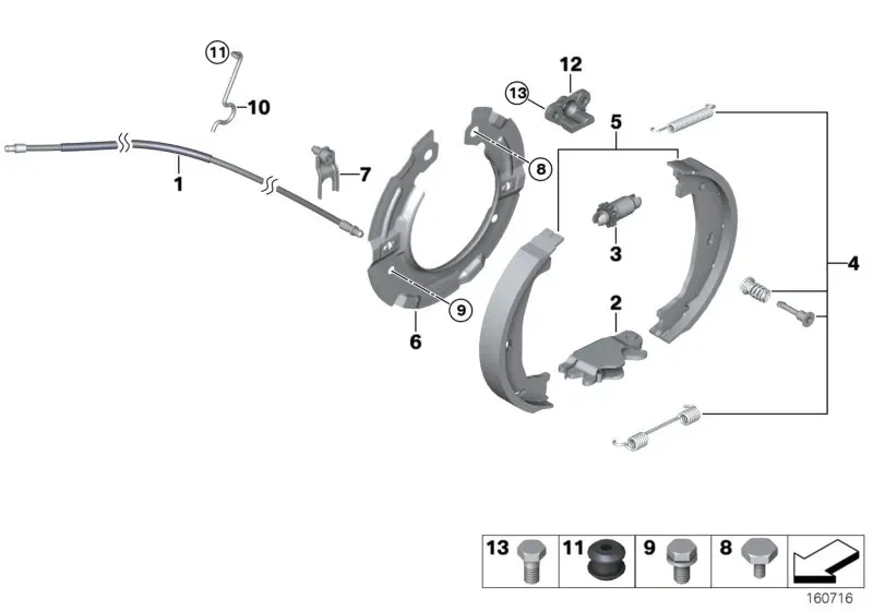 Parking brake diagram