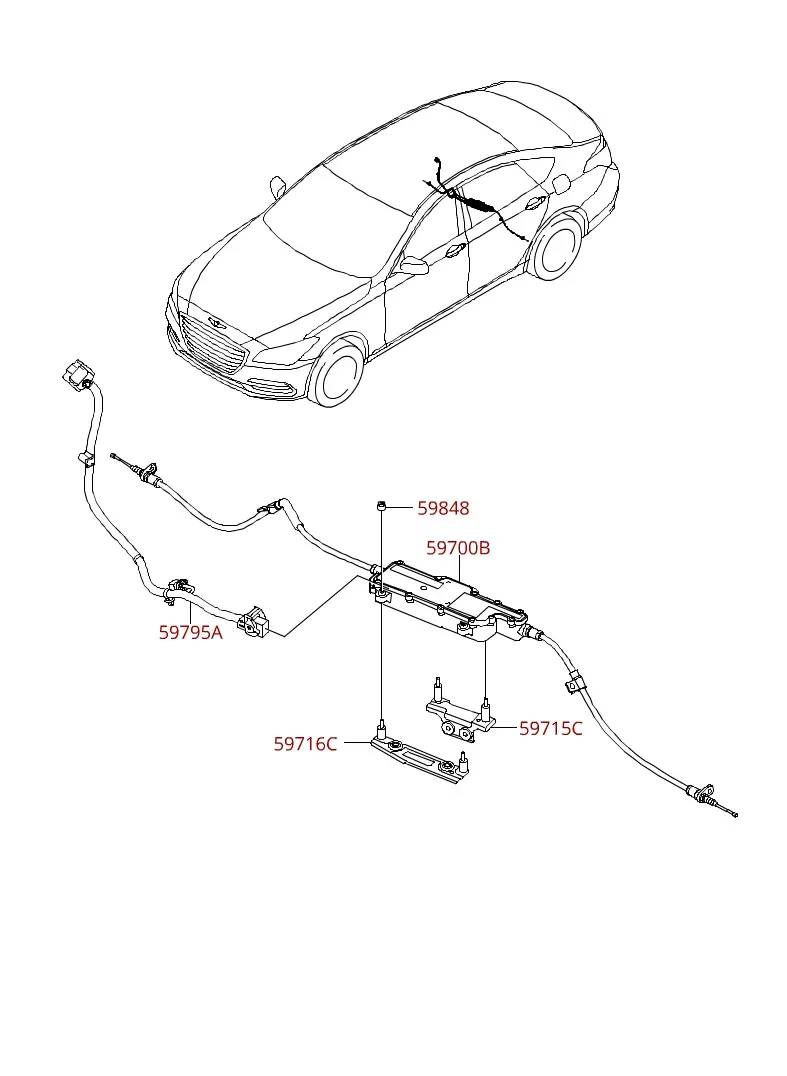 Electronic parking brake diagram
