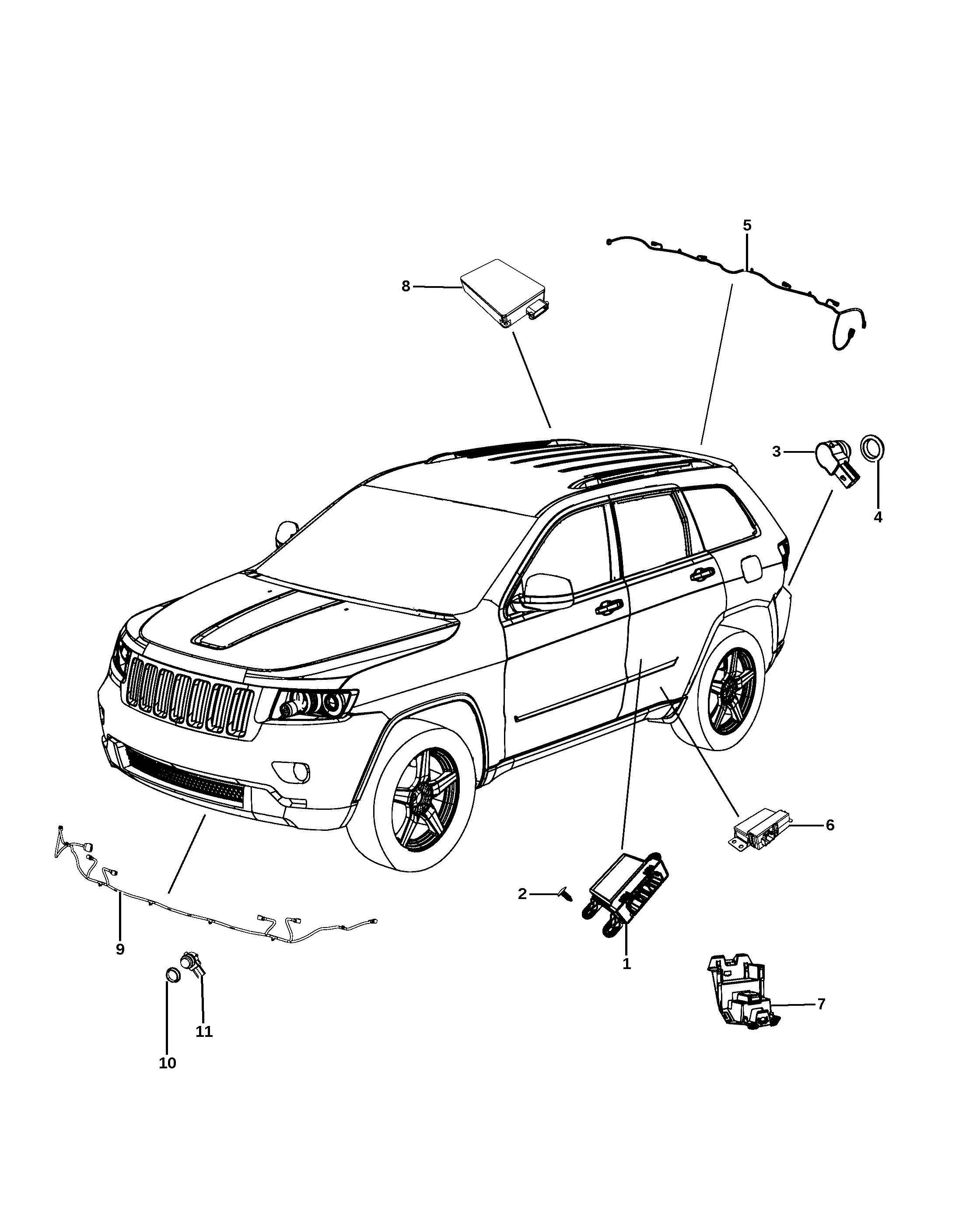 Park Assist System diagram