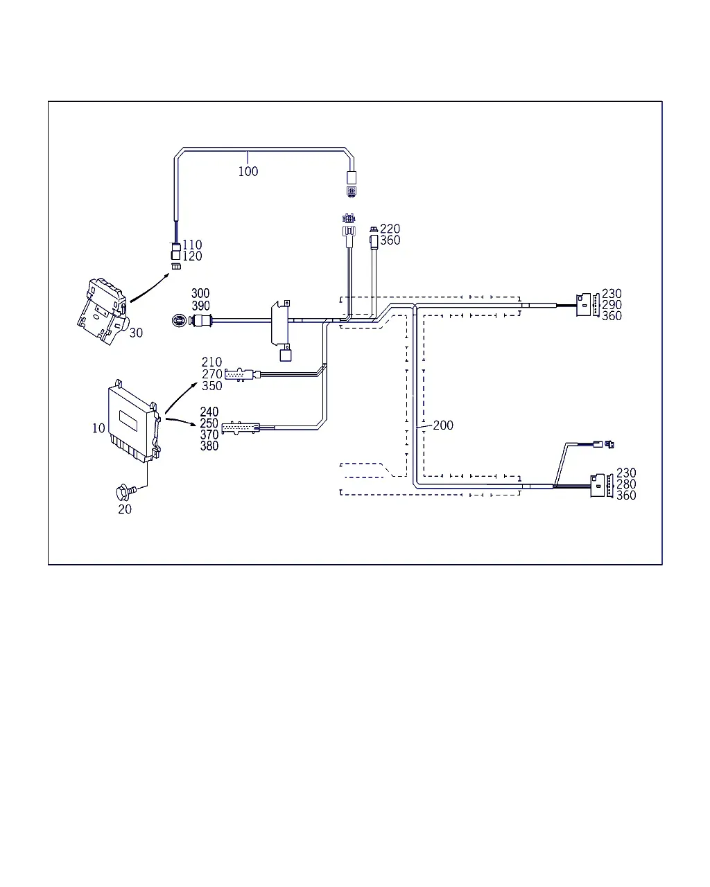Parking Sensors diagram