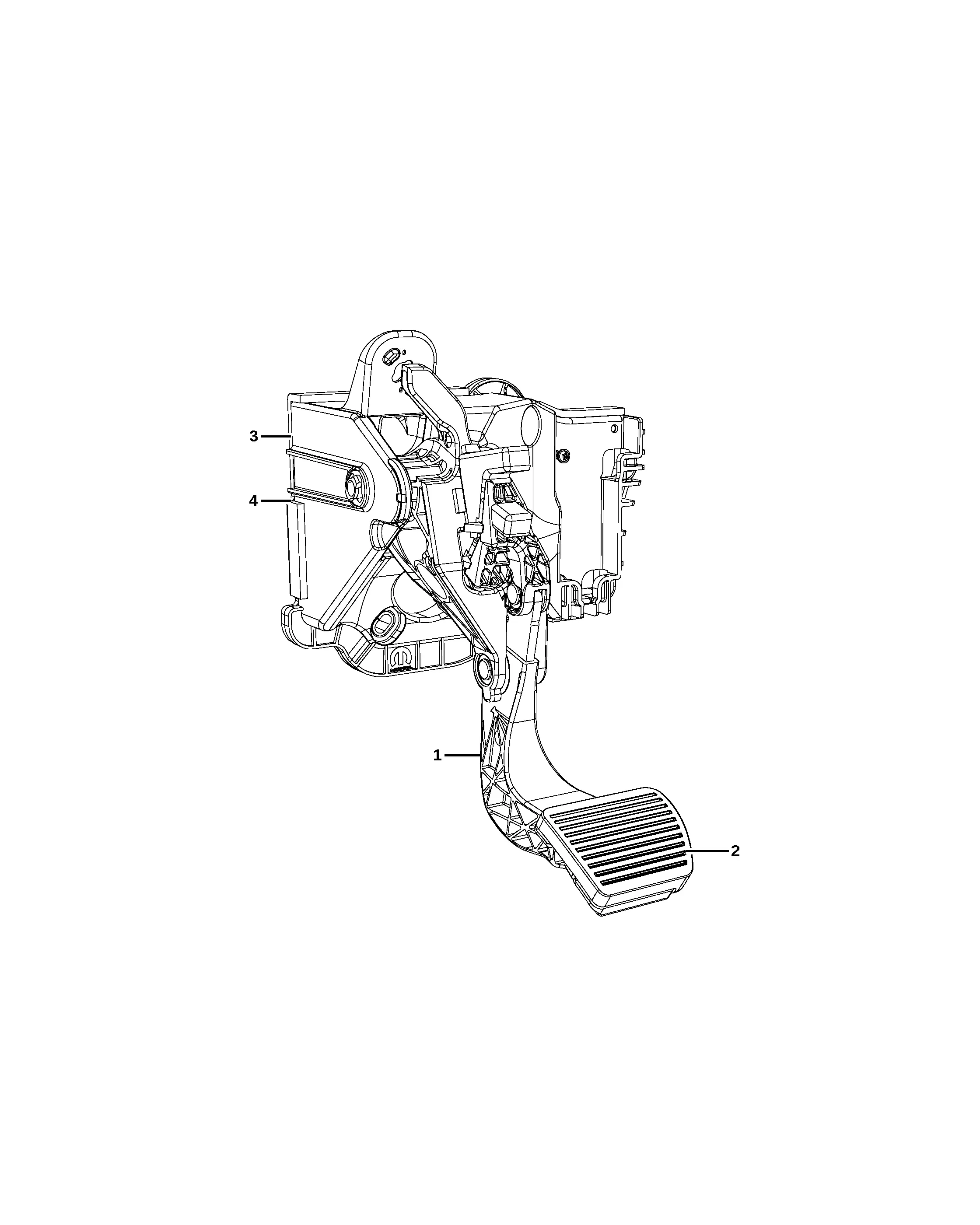 Pedal assembly diagram