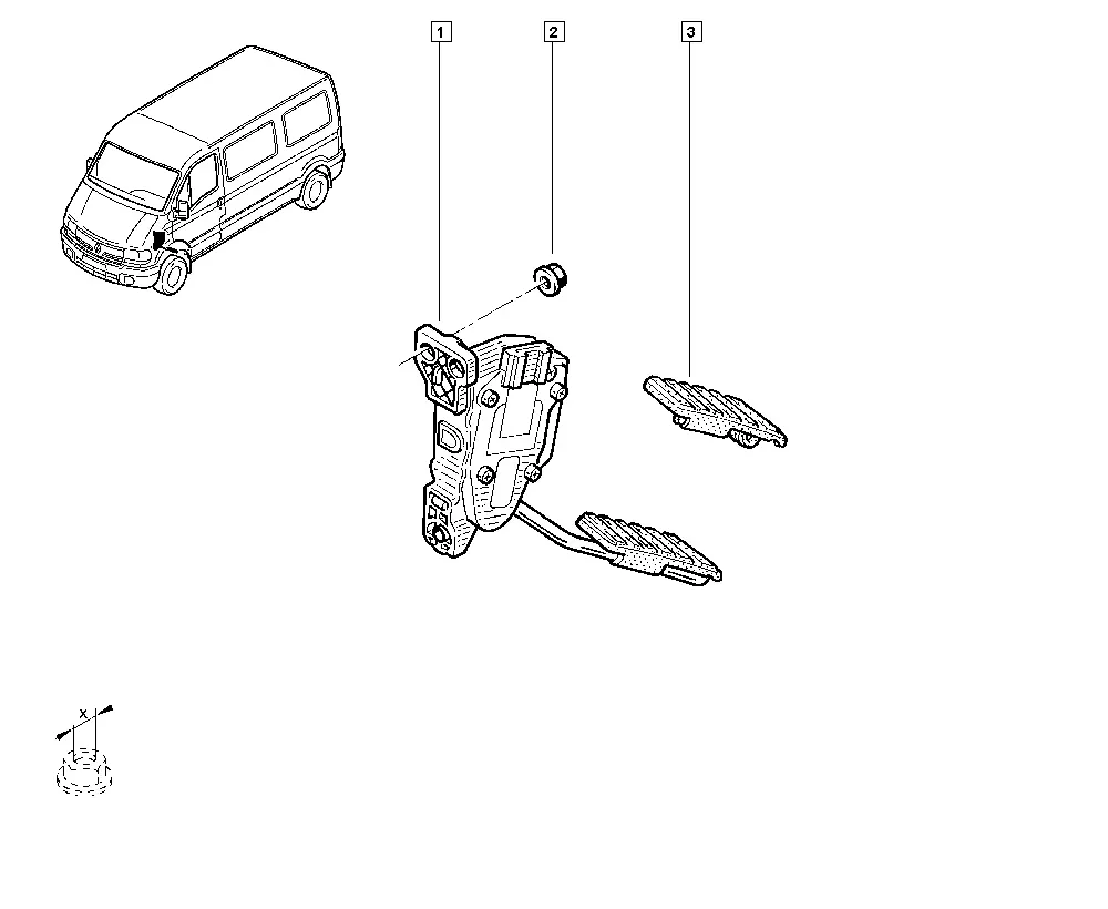 Accelerator Pedal diagram