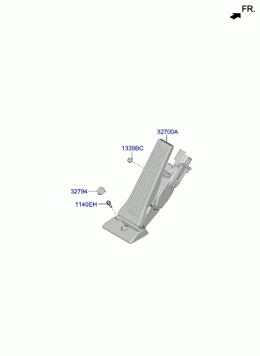 Accelerator Pedal diagram