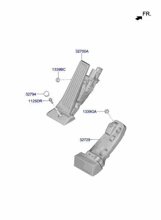 Accelerator Pedal diagram