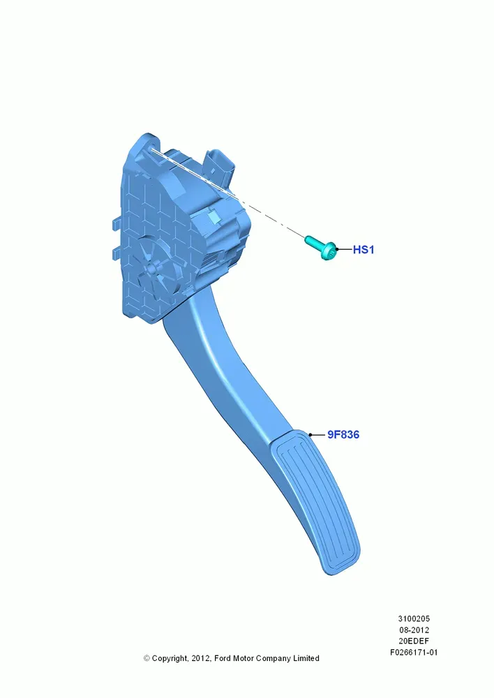 Accelerator Pedal diagram