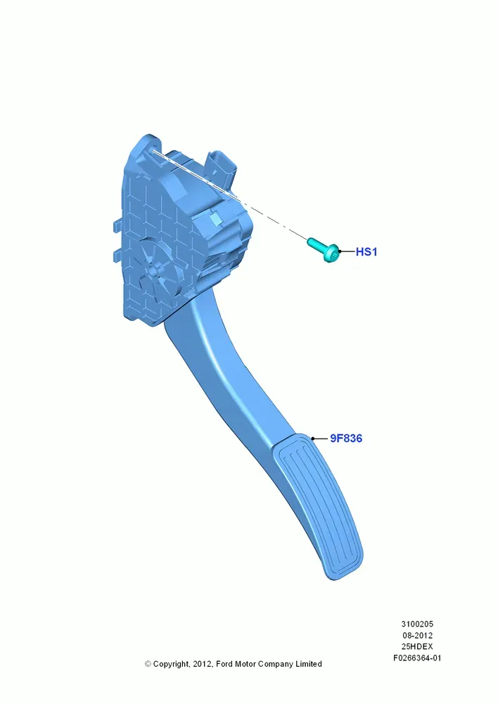 Accelerator Pedal diagram