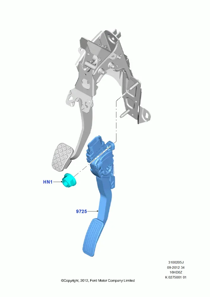 Accelerator Pedal diagram