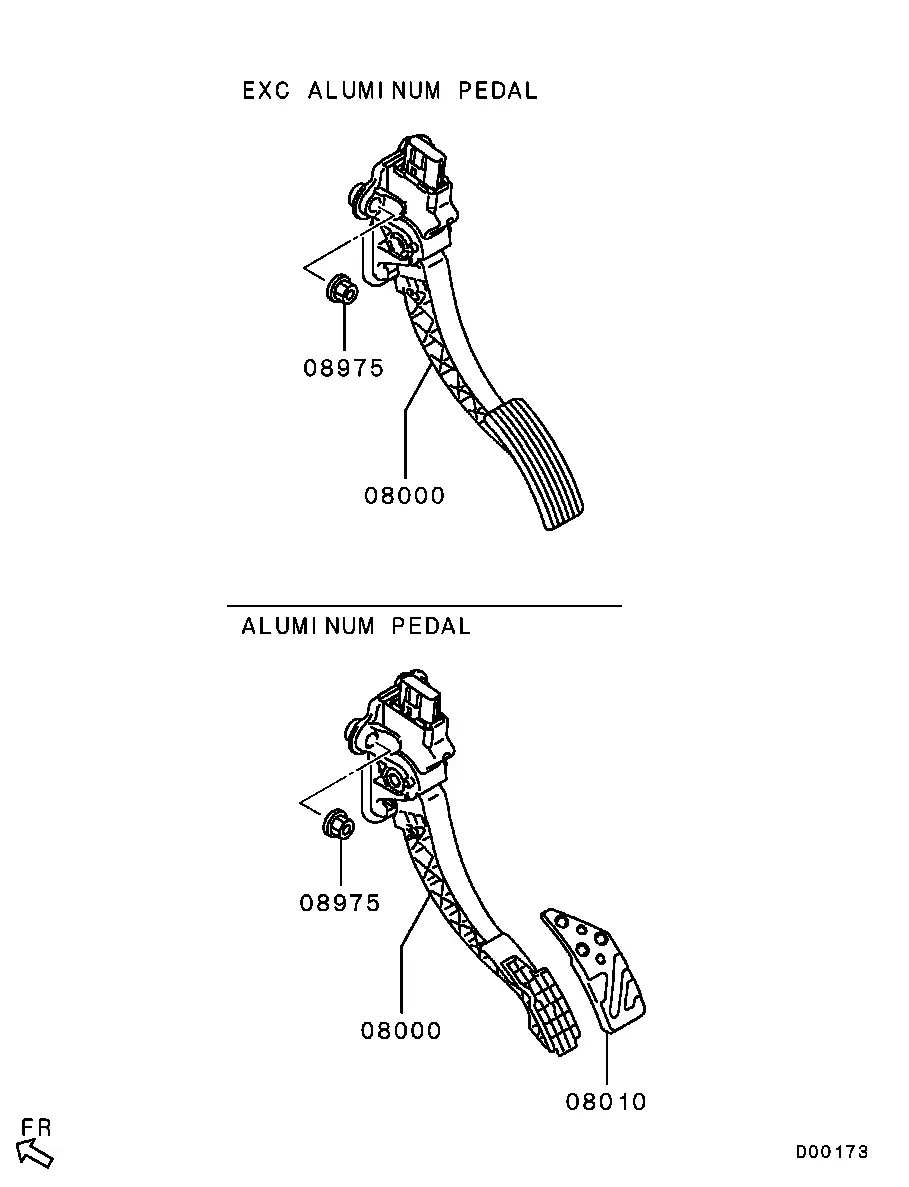Accelerator Pedal diagram