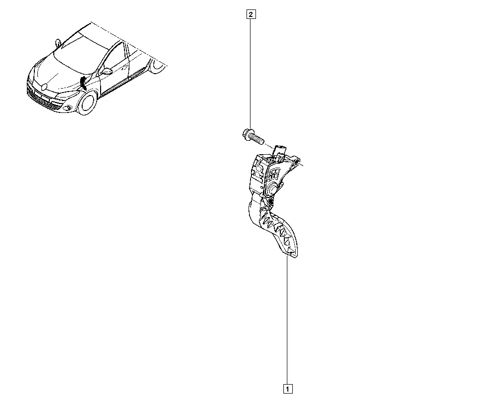 Accelerator Pedal diagram